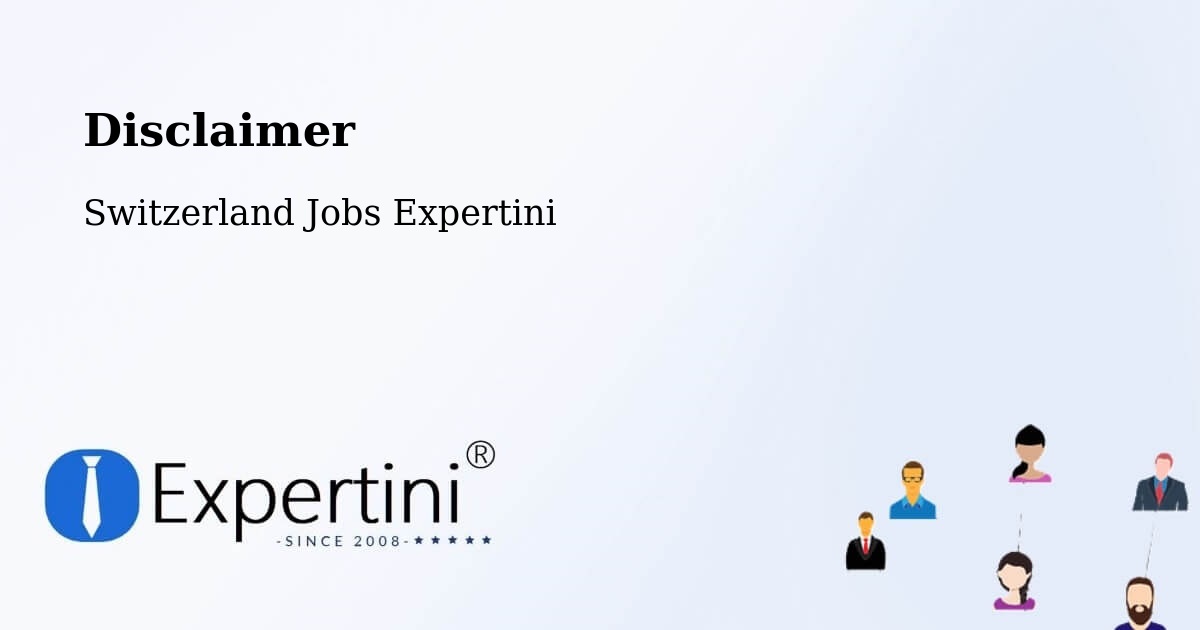 Disclaimer – Boltigen - Switzerland Jobs Expertini